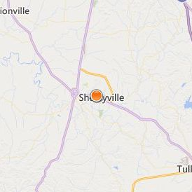 Tennessee College of Applied Technology Shelbyville Location Map - City View
