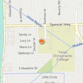 Texas Chiropractic College Foundation Location Map - Street View