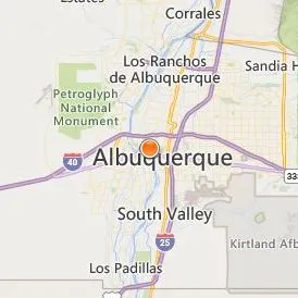 Aveda Institute New Mexico Location Map - City View
