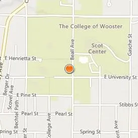 The College of Wooster Location Map - Street View