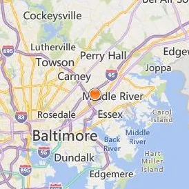 Community College of Baltimore County Location Map - City View