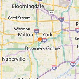 Illinois Media School Location Map - City View