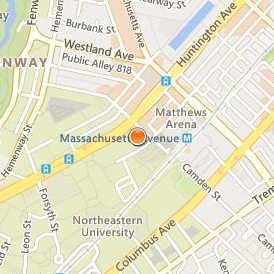The New England Conservatory of Music Location Map - Street View