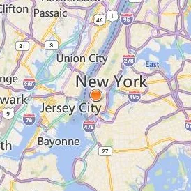 The New School Location Map - City View