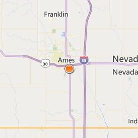 PCI Academy Ames Location Map - City View