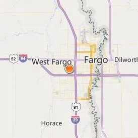 The Salon Professional Academy Fargo Location Map - City View