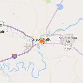 Montana Academy of Salons Location Map - City View