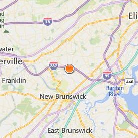 The Salon Professional Academy South Plainfield Location Map - City View