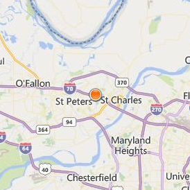 The Salon Professional Academy St Charles Location Map - City View