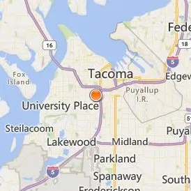 Summit Salon Academy Tacoma Location Map - City View