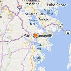 Paul Mitchell The School Annapolis Location Map - City View