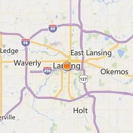 Western Michigan University Law School Location Map - City View