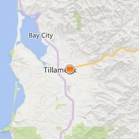 Tillamook Bay Community College Location Map - City View
