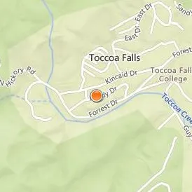 Toccoa Falls College Location Map - Street View