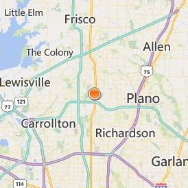 Toni & Guy Hairdressing Academy Plano Location Map - City View