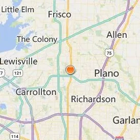 Toni & Guy Hairdressing Academy Plano Location Map - City View