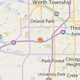 Paul Mitchell The School Tinley Park Location Map - City View