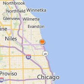 Tricoci University of Beauty Culture Chicago NE Location Map - City View