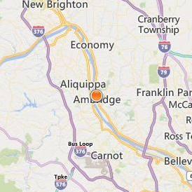 Trinity Episcopal School for Ministry Location Map - City View