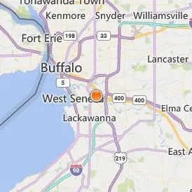 Trocaire College Location Map - City View