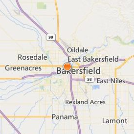 UEI College Bakersfield Location Map - City View
