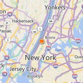 Union Theological Seminary in the City of New York Location Map - City View