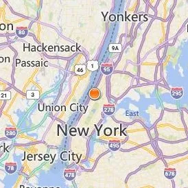 Union Theological Seminary in the City of New York Location Map - City View