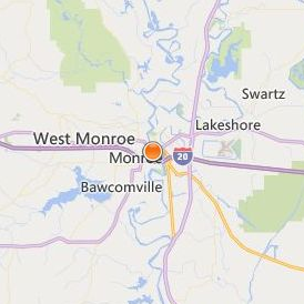 Unitech Training Academy West Monroe Location Map - City View