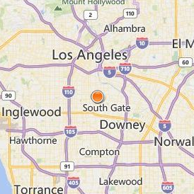 United Education Institute Huntington Park Location Map - City View