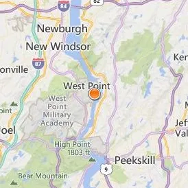 United States Military Academy Location Map - City View