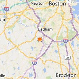 Universal Technical Institute of Massachusetts Location Map - City View
