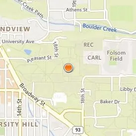 University of Colorado Boulder Location Map - Street View