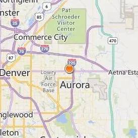 University of Colorado Denver Anschutz Medical Location Map - City View