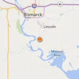 University of Mary Location Map - City View