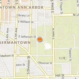 University of Michigan Ann Arbor Location Map - Street View