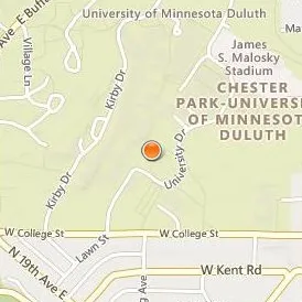 University of Minnesota Duluth Location Map - Street View