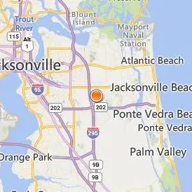 University of North Florida Location Map - City View