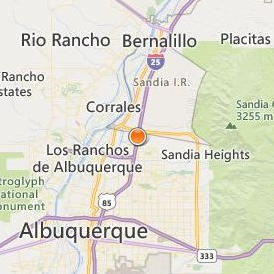 University of Phoenix New Mexico Location Map - City View