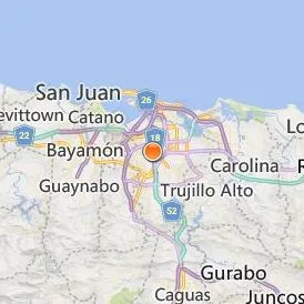University of Puerto Rico Medical Sciences Location Map - City View