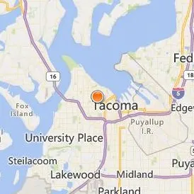 University of Puget Sound Location Map - City View
