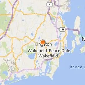 University of Rhode Island Location Map - City View