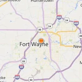 University of Saint Francis Fort Wayne Location Map - City View