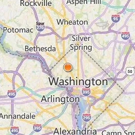 University of the District of Columbia Location Map - City View