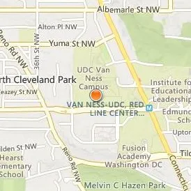 University of the District of Columbia Location Map - Street View