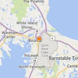 Upper Cape Cod Regional Technical School Location Map - City View