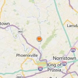 Ursinus College Location Map - City View