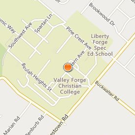 University of Valley Forge Location Map - Street View