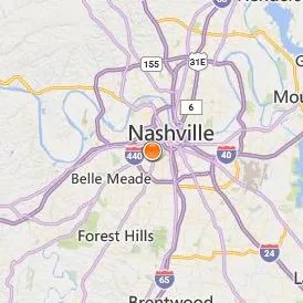 Vanderbilt University Location Map - City View
