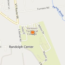 Vermont Technical College Location Map - Street View