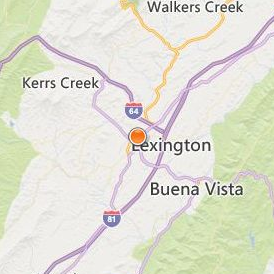 Virginia Military Institute Location Map - City View